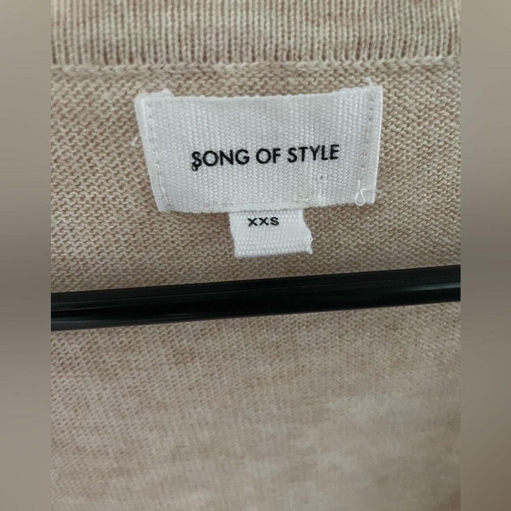 Song of Style Knit Wrap Sweater - Picture 4 of 4